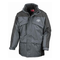 Grey/Black Waterproof fleece lined Jacket